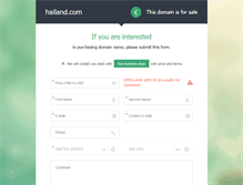 Tablet Screenshot of hailand.com